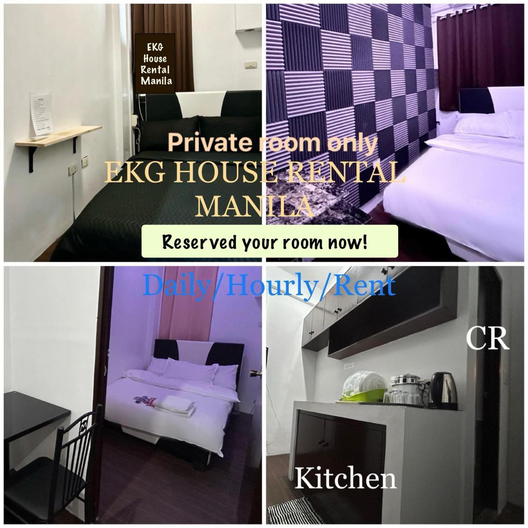 Private Room With Ac And Fan At Ekg Manila House Rental Exterior foto